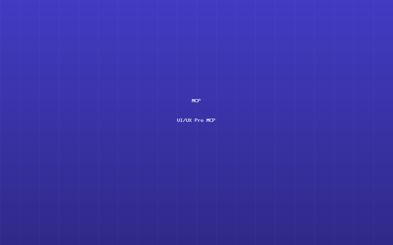 UI/UX Pro MCP